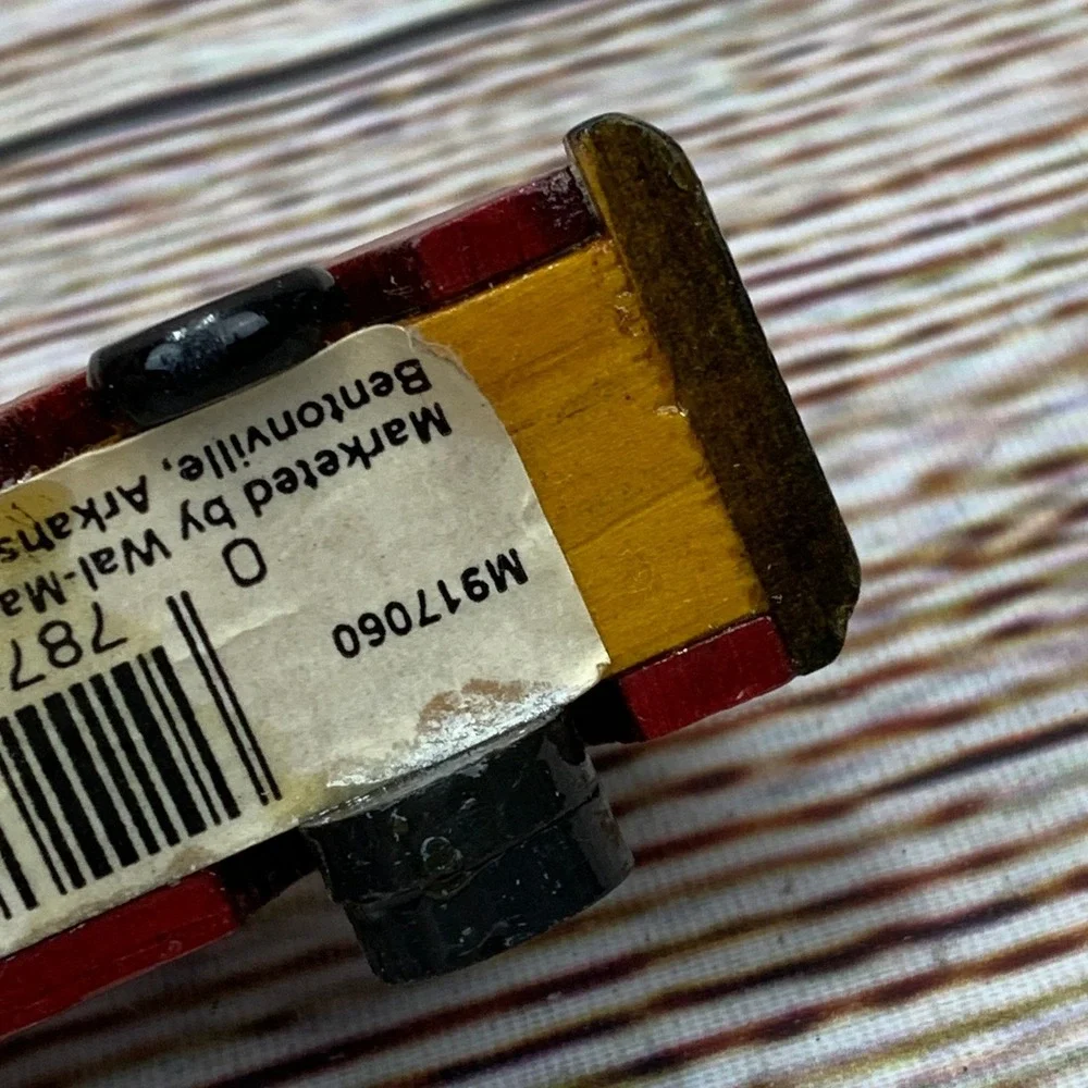 Miniature Wooden Classic Car By Walmart Vintage Toy Vehicle Collectible‎